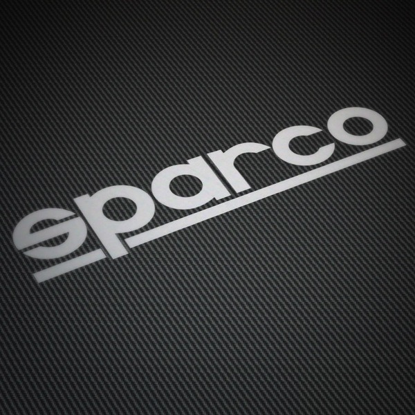 Car & Motorbike Stickers: Sparco with Bold Letters