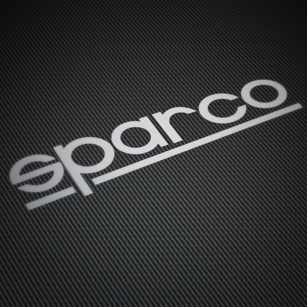 Car & Motorbike Stickers: Sparco in Fine Letter