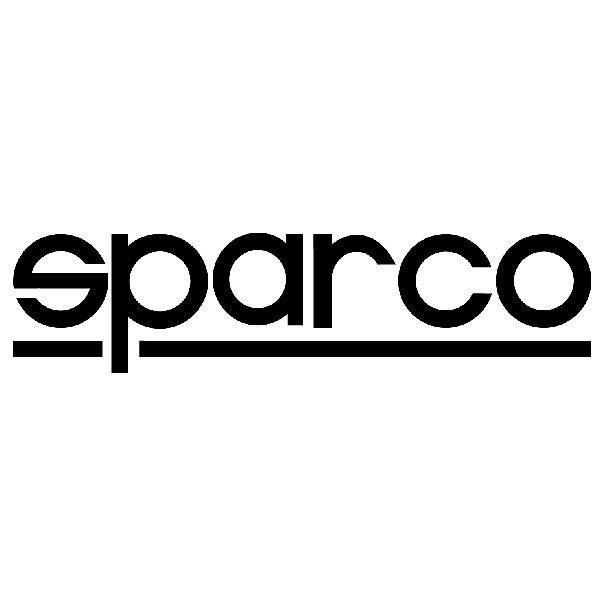 Car & Motorbike Stickers: Sparco in Fine Letter