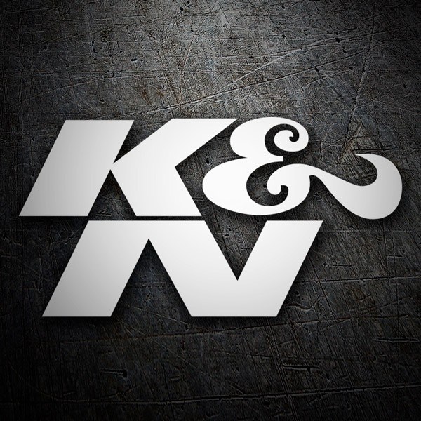 Car & Motorbike Stickers: K&N Logo