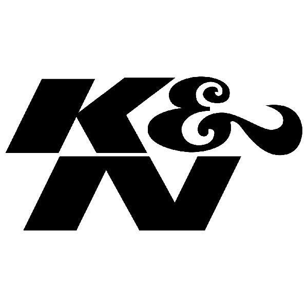 Car & Motorbike Stickers: K&N Logo