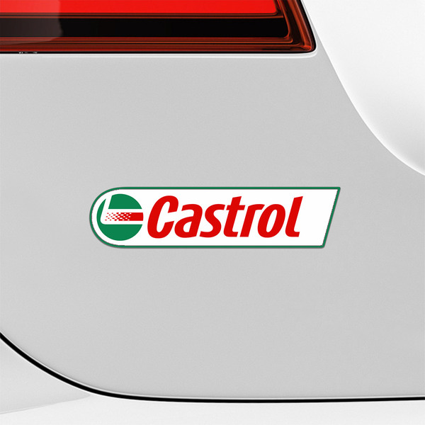 Car & Motorbike Stickers: Castrol logo