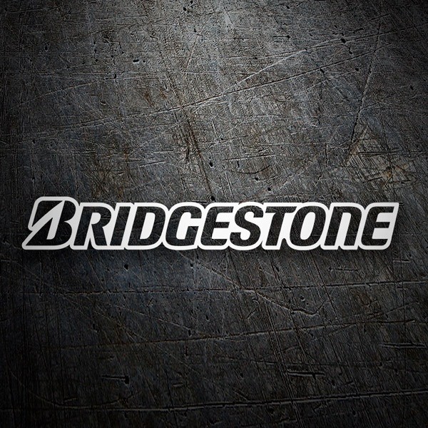 Car & Motorbike Stickers: Bridgestone with Corporate Logo