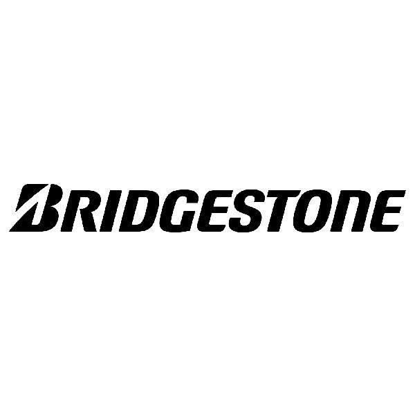 Car & Motorbike Stickers: Bridgestone Logo in Bold Typography