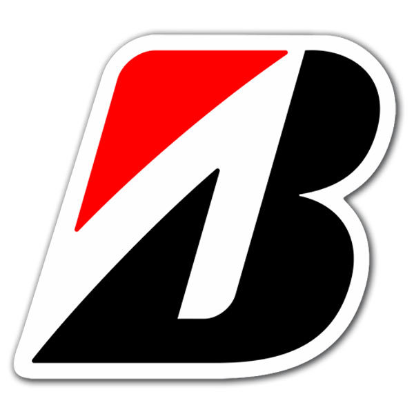 Car & Motorbike Stickers: Bridgestone logo