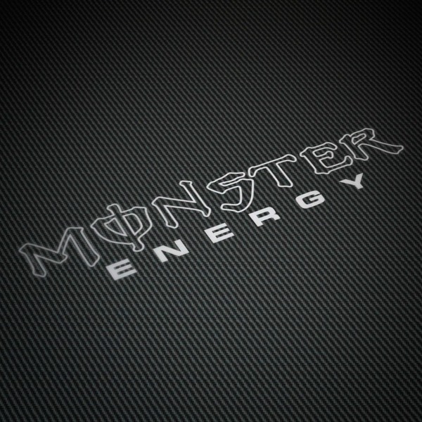 Car & Motorbike Stickers: Number 2 Monster Energy