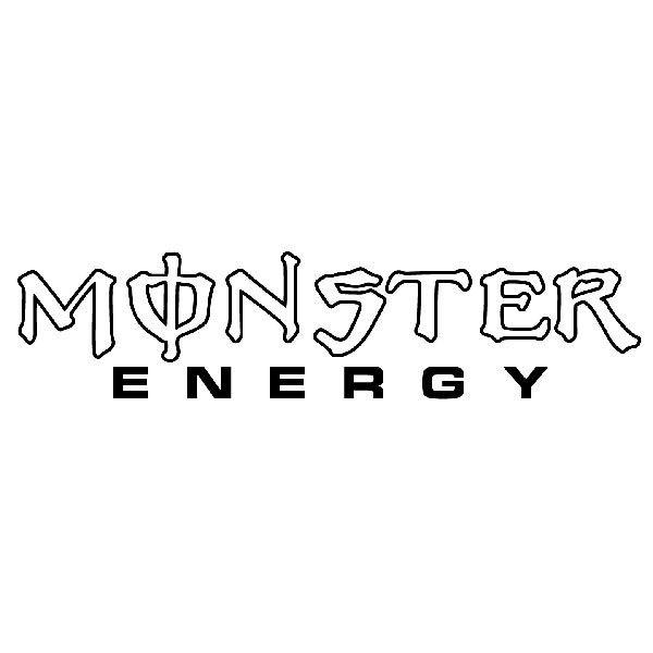 Car & Motorbike Stickers: Number 2 Monster Energy