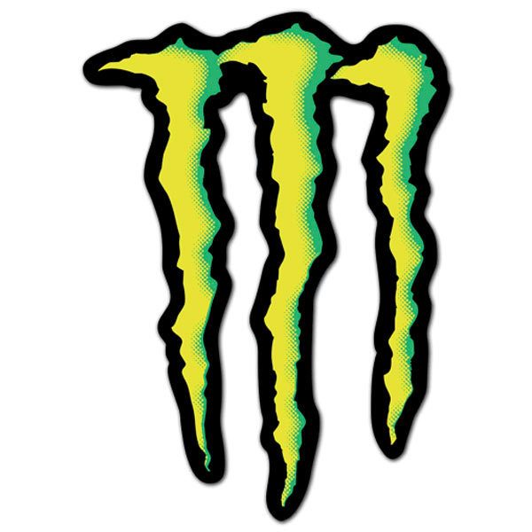 Car & Motorbike Stickers: Monster Energy Logo with Claws