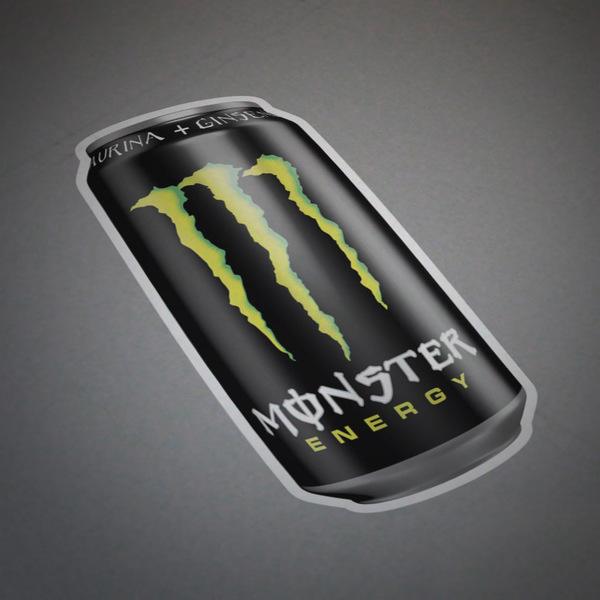 Car & Motorbike Stickers: Monster Energy Can 1