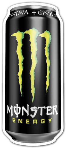 Car & Motorbike Stickers: Monster Energy Can 1