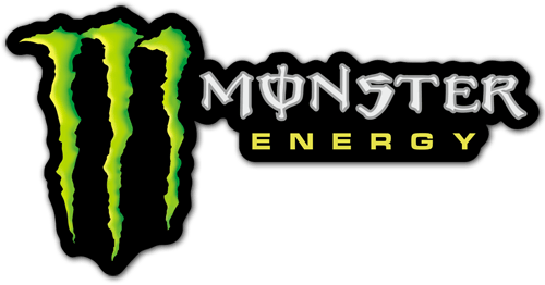 monster sticker for cycle
