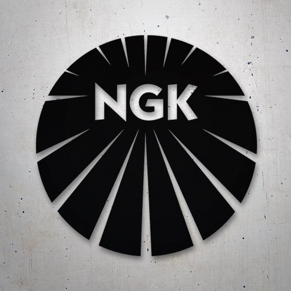 Car & Motorbike Stickers: NGK Spark Plug Logo