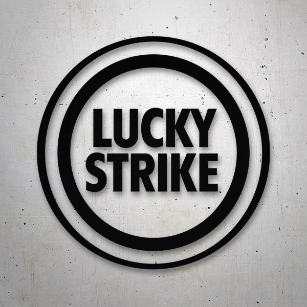 Car & Motorbike Stickers: Luckystrike
