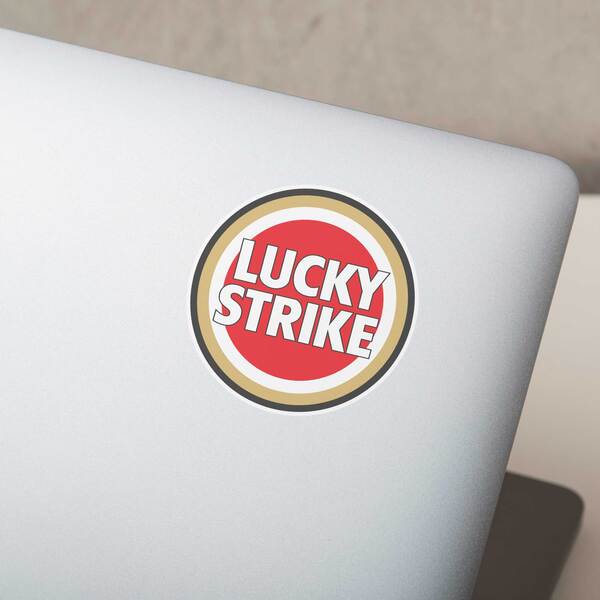 Car & Motorbike Stickers: Lucky Strike Color
