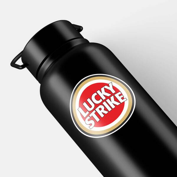 Car & Motorbike Stickers: Lucky Strike Color