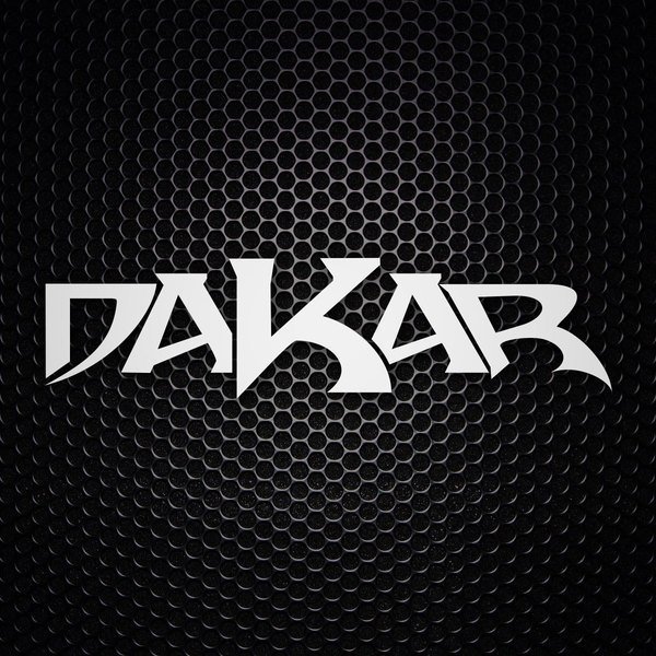 Car & Motorbike Stickers: DAKAR in Dynamic Typography