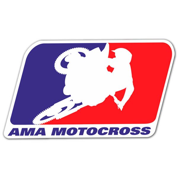 Sticker Moto Cross Autocollant 10 x 12 cm