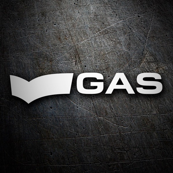 Car & Motorbike Stickers: Gas Blue Jeans Emblem