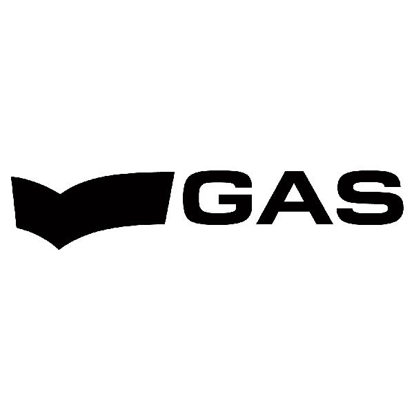 Car & Motorbike Stickers: Gas Blue Jeans Emblem