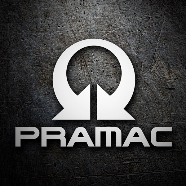 Car & Motorbike Stickers: Logo Pramac