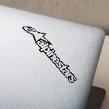 Car & Motorbike Stickers: Alpinestars with Stylized Logo 2