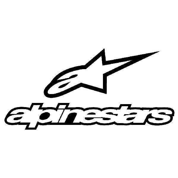 Car & Motorbike Stickers: Alpinestars 3