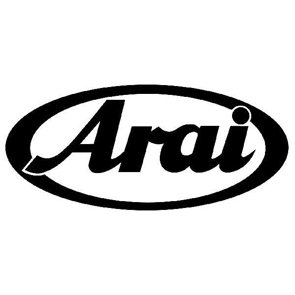 Car & Motorbike Stickers: Arai Helmets