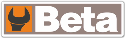 Car & Motorbike Stickers: Beta Logo