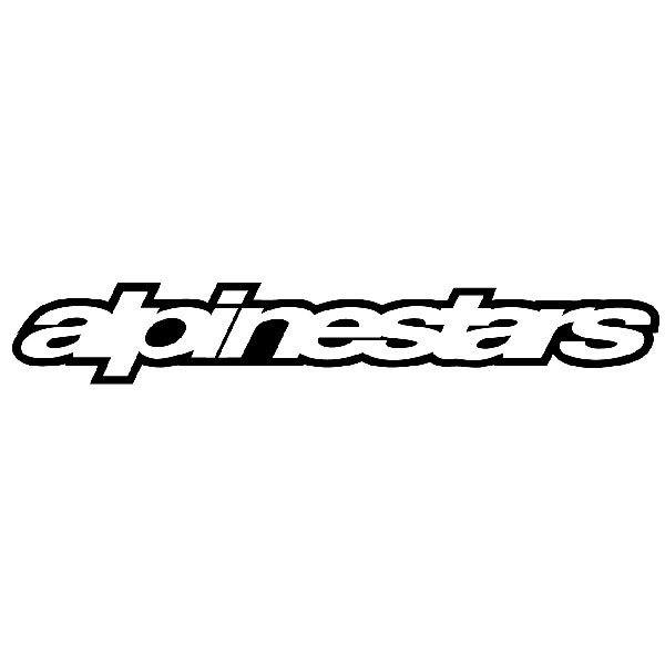 Car & Motorbike Stickers: Alpinestars 4