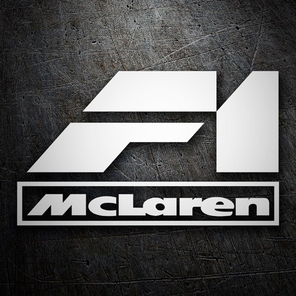 Car & Motorbike Stickers: F1 Mclaren