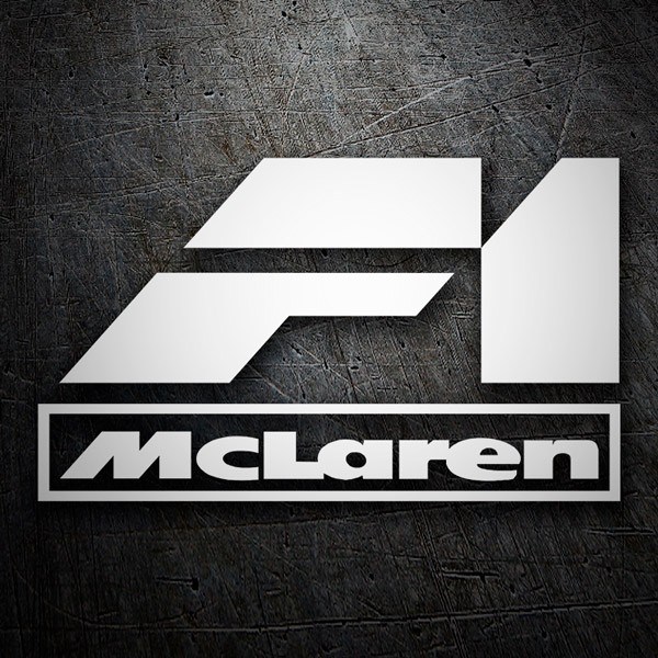 Car & Motorbike Stickers: McLaren Logo in Sport Style