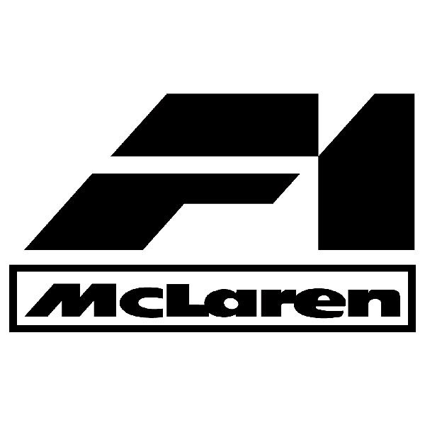 Car & Motorbike Stickers: McLaren Logo in Sport Style