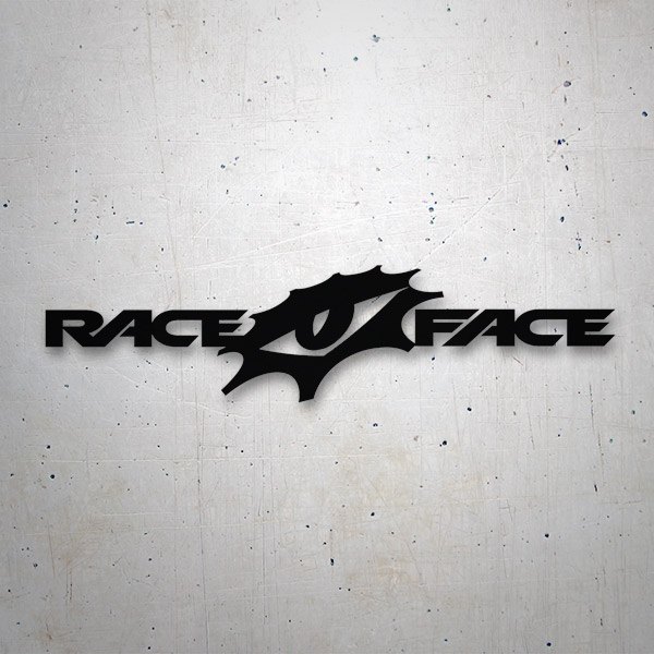 Car & Motorbike Stickers: Race Face