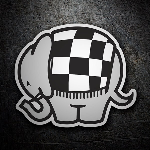 Car & Motorbike Stickers: Cagiva Elefante Racing
