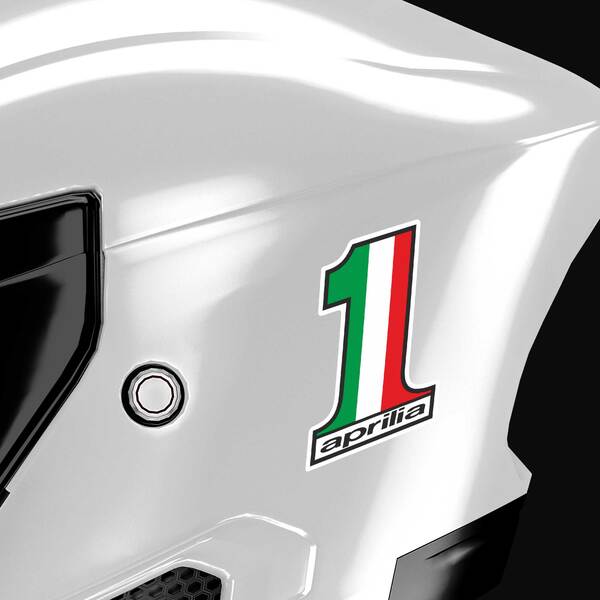 Car & Motorbike Stickers: Aprilia Number 1