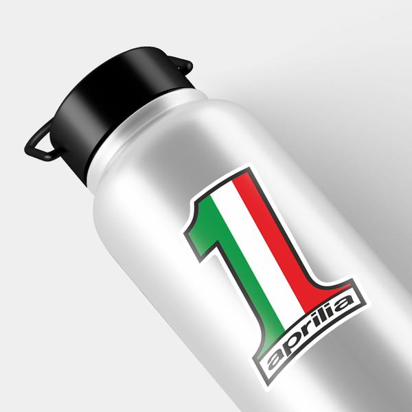 Car & Motorbike Stickers: Aprilia Number 1