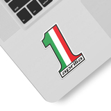 Car & Motorbike Stickers: Aprilia Number 1 Logo 6