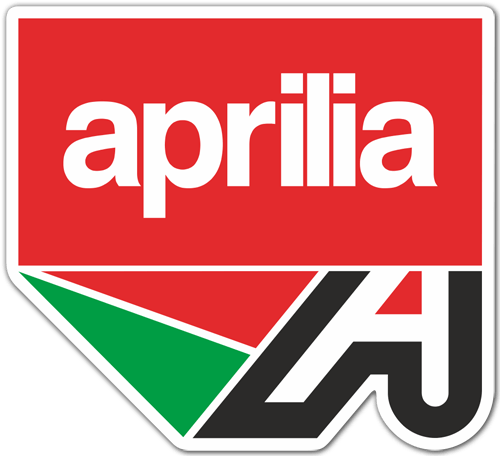 Car & Motorbike Stickers: Aprilia logo 2 0