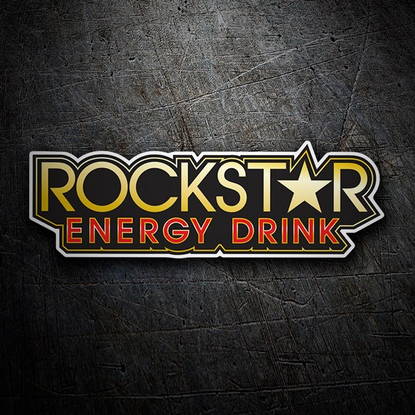 Car & Motorbike Stickers: Rockstar Energy Drink
