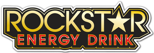 Car & Motorbike Stickers: Rockstar Energy Drink
