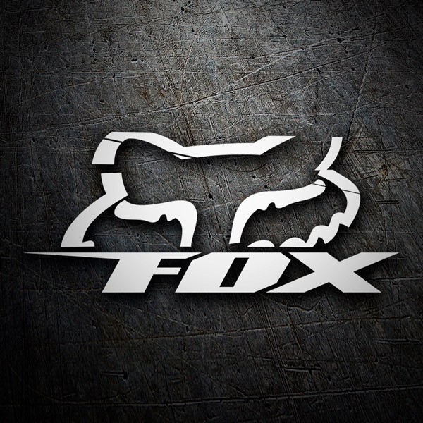 Fox Racing X2 BIG "Fox Racing Shox " Logo stickers Bikes,Walls,Vans,Laptops,cars 2 