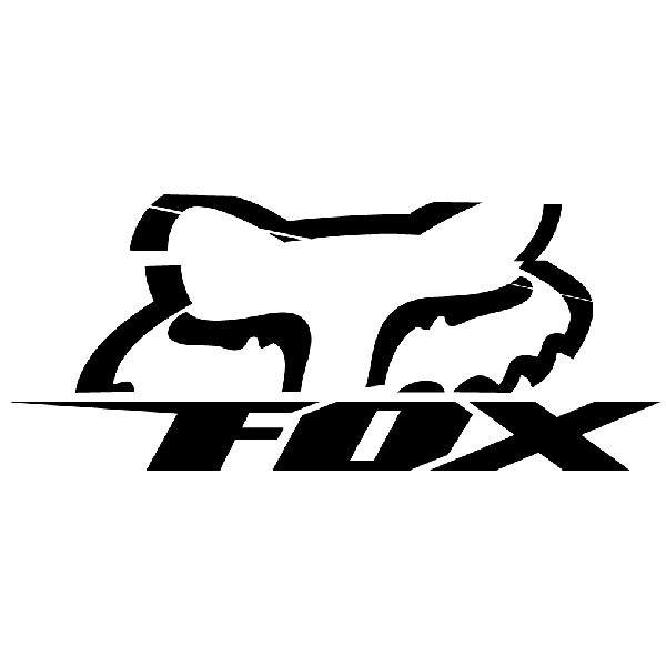 Car & Motorbike Stickers: Fox logo 1