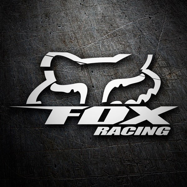 environ 12.70 cm rond rouge/noir/blanc decal FOX VTT Decal Fox Racing 5 in