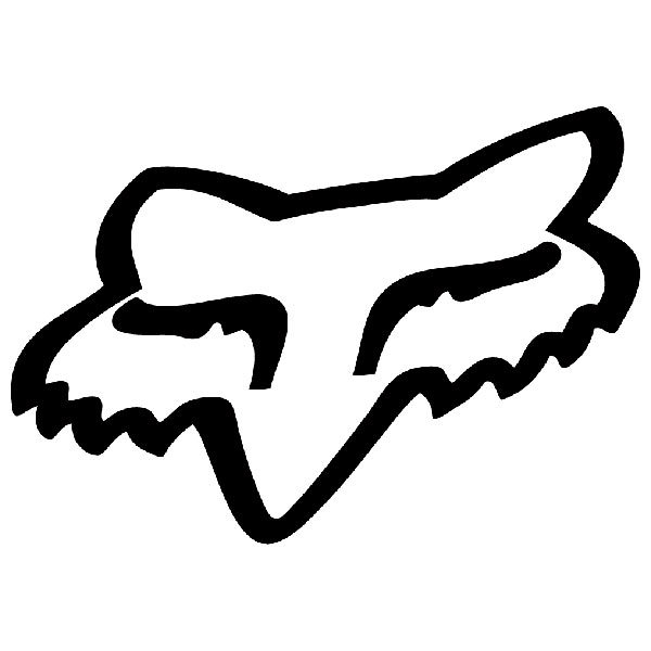 Car & Motorbike Stickers: Fox logo 4