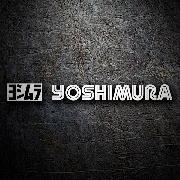 Car & Motorbike Stickers: Yoshimura in Stylized Text