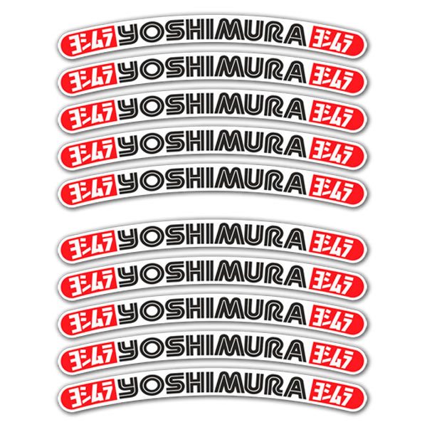 Car & Motorbike Stickers: Yoshimura Rim 10X