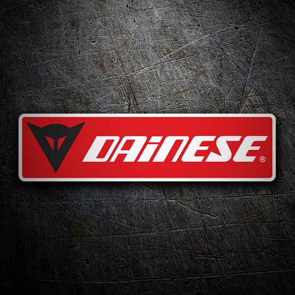 Car & Motorbike Stickers: Dainese red