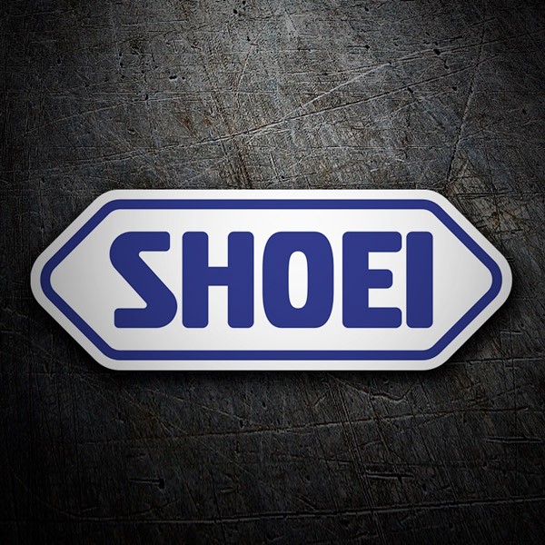 Car & Motorbike Stickers: Shoei 2 blue