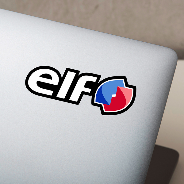 Car & Motorbike Stickers: Number 5 ELF