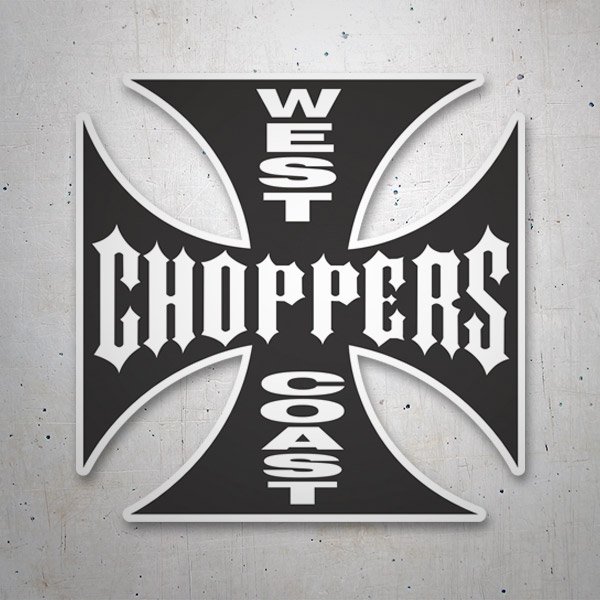 Car & Motorbike Stickers: West Choppers Coast 2